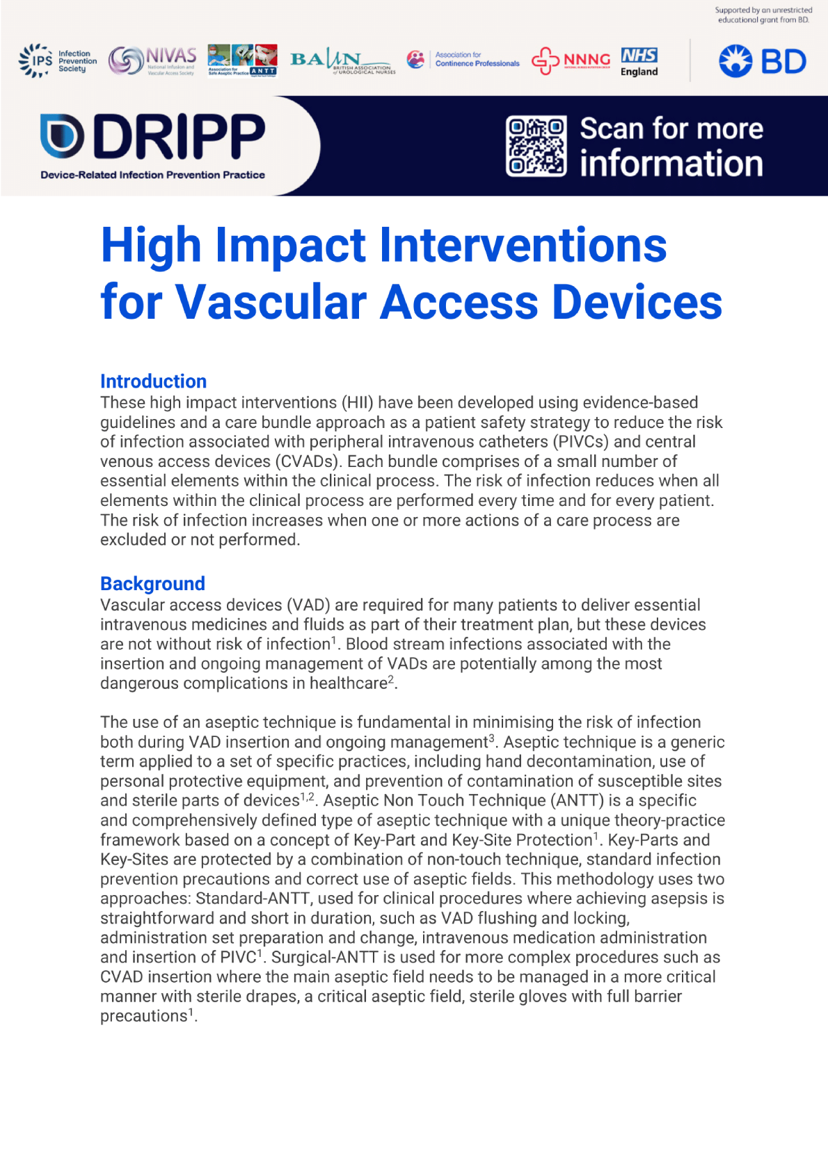 High Impact Interventions Guide
